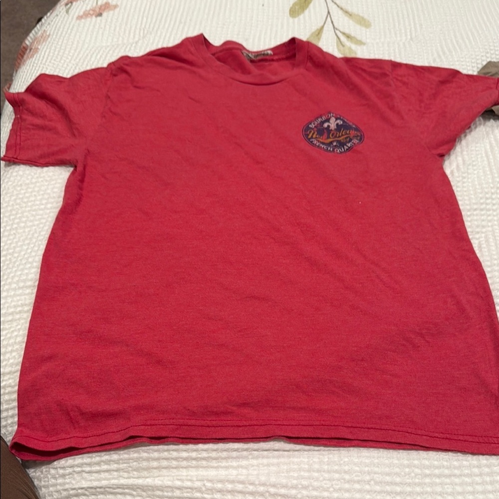 Spectra New Orleans Bourbon Street French Quarter Red Graphic SS T-Shirt-MD